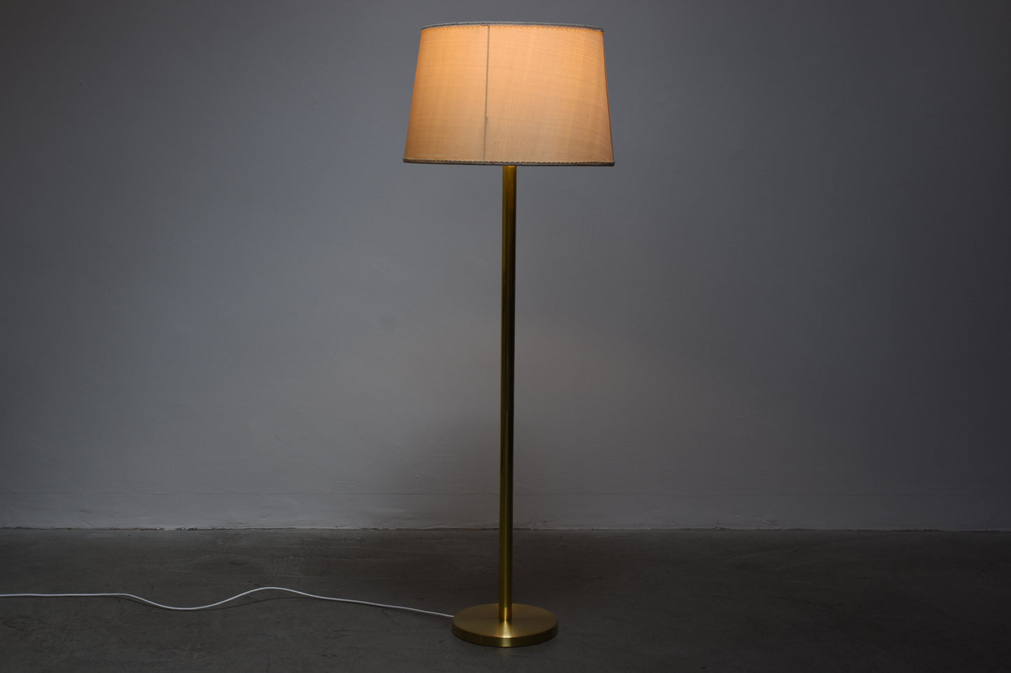 1960s brass floor lamp by Ateljé Lyktan