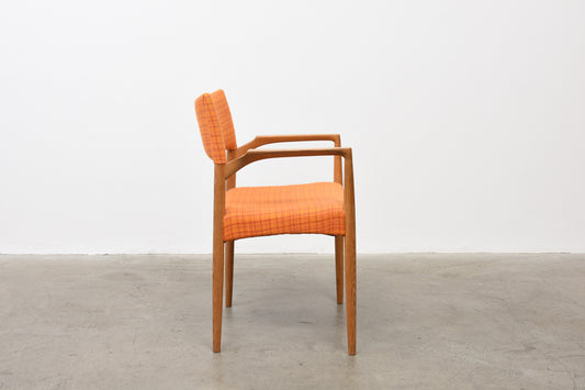 1960s Danish oak armchair