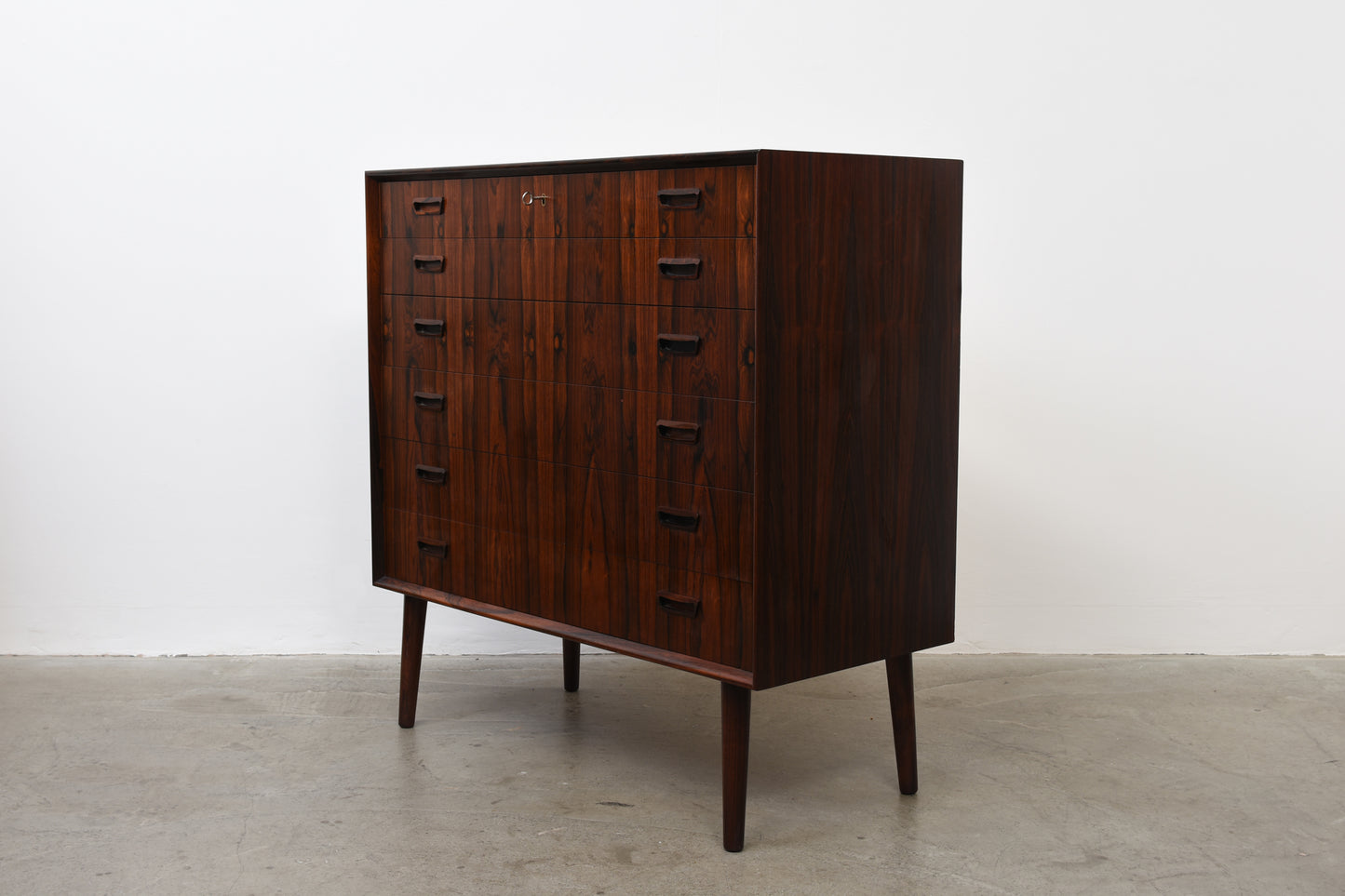 Rosewood chest of drawers by P. Westergaard