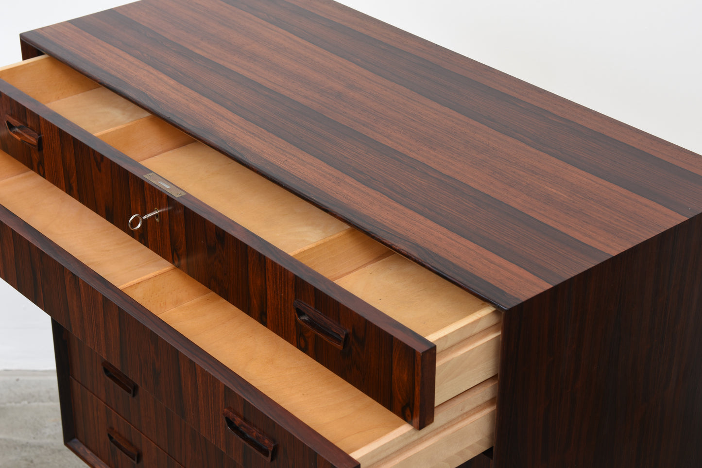 Rosewood chest of drawers by P. Westergaard