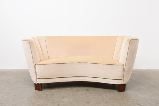 1940s Danish banana sofa