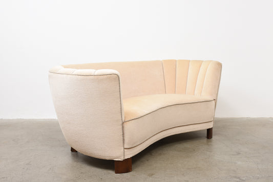 1940s Danish banana sofa