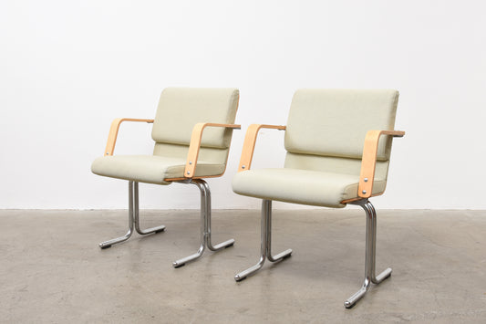 Two available: 'Plaano' armchairs by Yrjö Kukkapuro