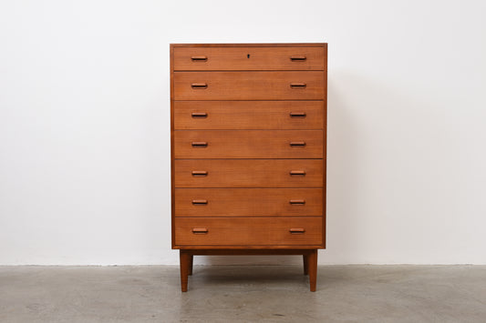 Teak chest of drawers by Kai Kristiansen