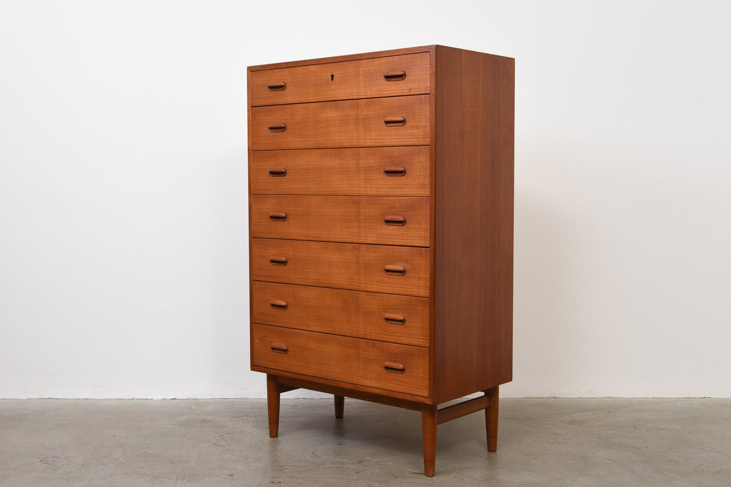 Teak chest of drawers by Kai Kristiansen