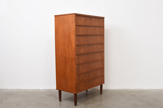 1960s teak chest of drawers