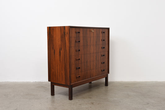 1960s rosewood chest of drawers