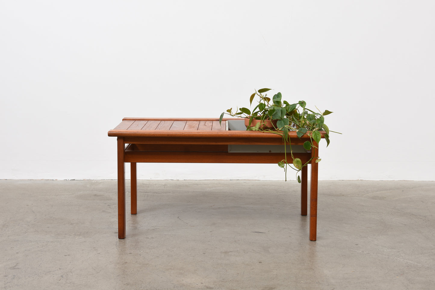 1960s teak planter table