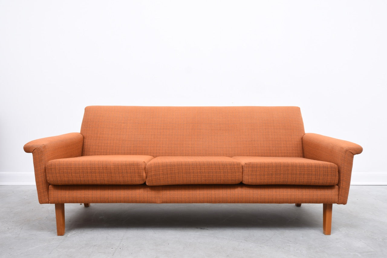 Three seat wool sofa