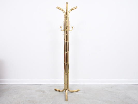 Vintage brass coat stand