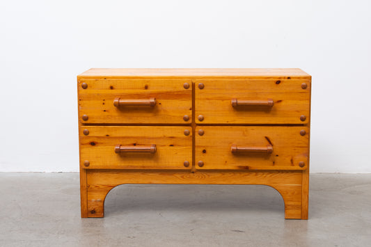 1970s Swedish pine chest