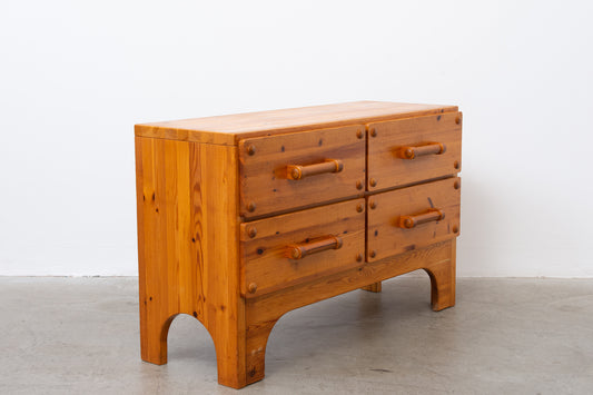 1970s Swedish pine chest