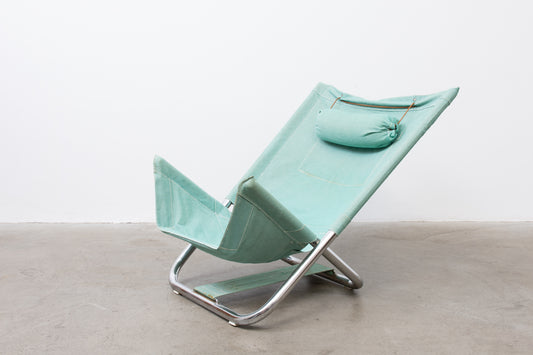 1970s folding lounger by Lindau & Lindekrantz