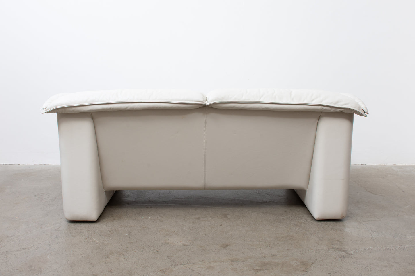 1980s leather sofa by WK Möbel