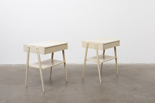 1960s bedside tables by AB Carlström & Co.