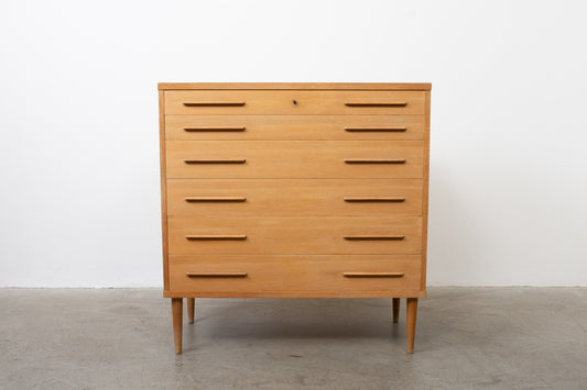 1960s oak chest of drawers by Illums Bolighus