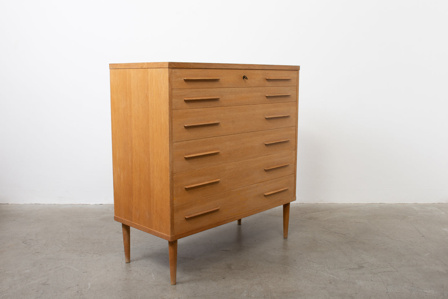 1960s oak chest of drawers by Illums Bolighus