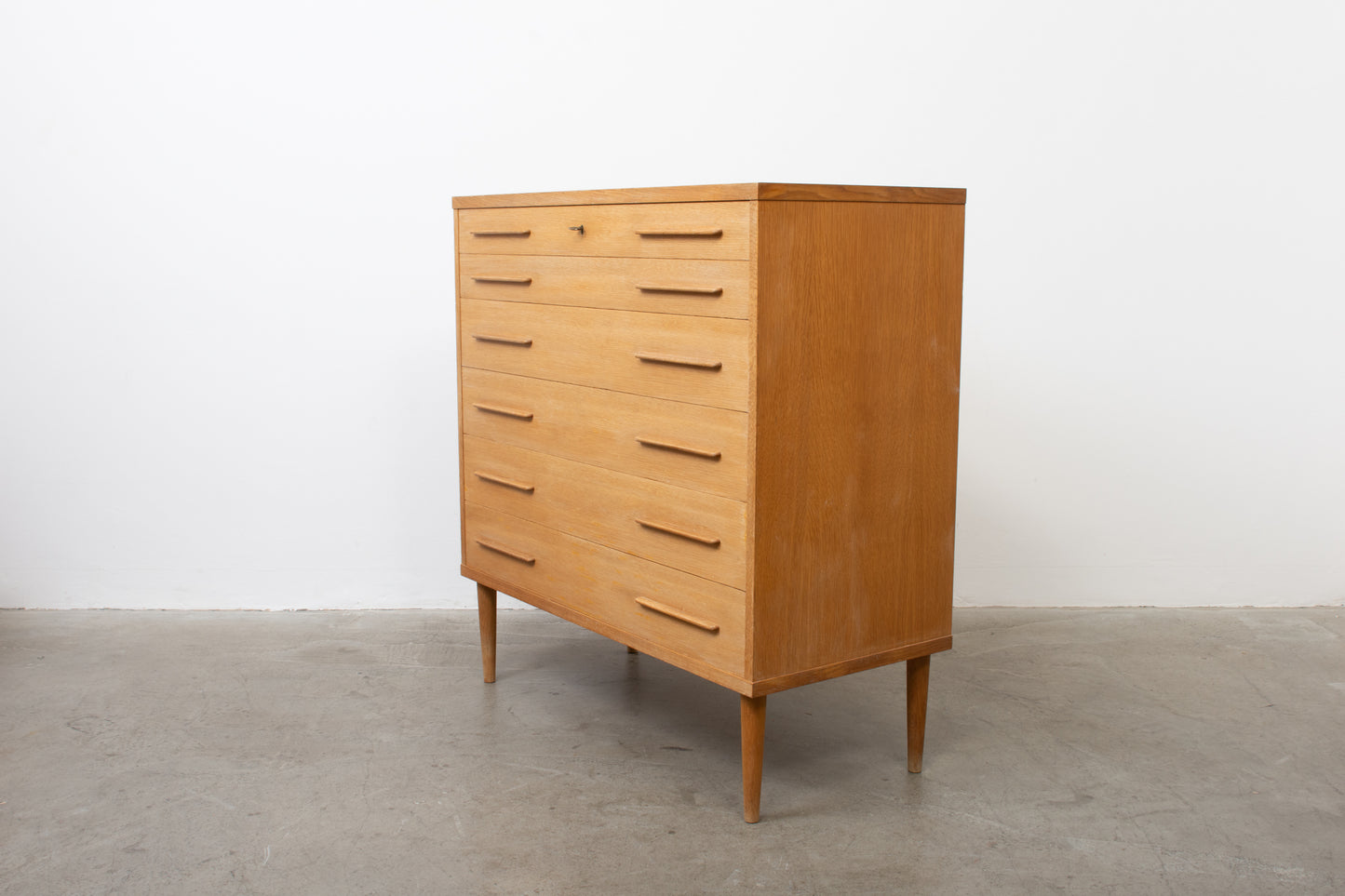 1960s oak chest of drawers by Illums Bolighus