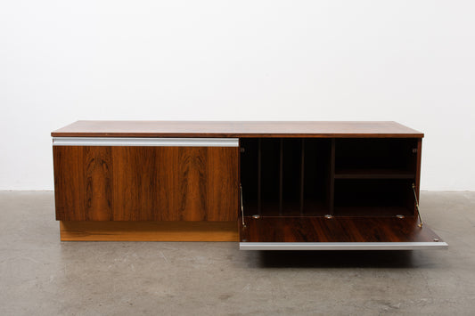 1970s rosewood media cabinet by Torbjørn Afdal