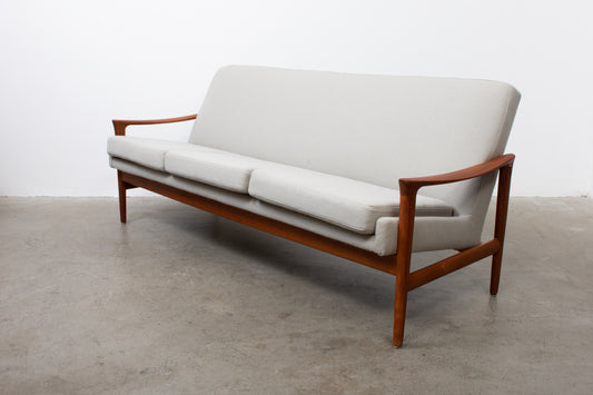 Newly reupholstered: 1960s 'Oslo' sofa by Inge Andersson