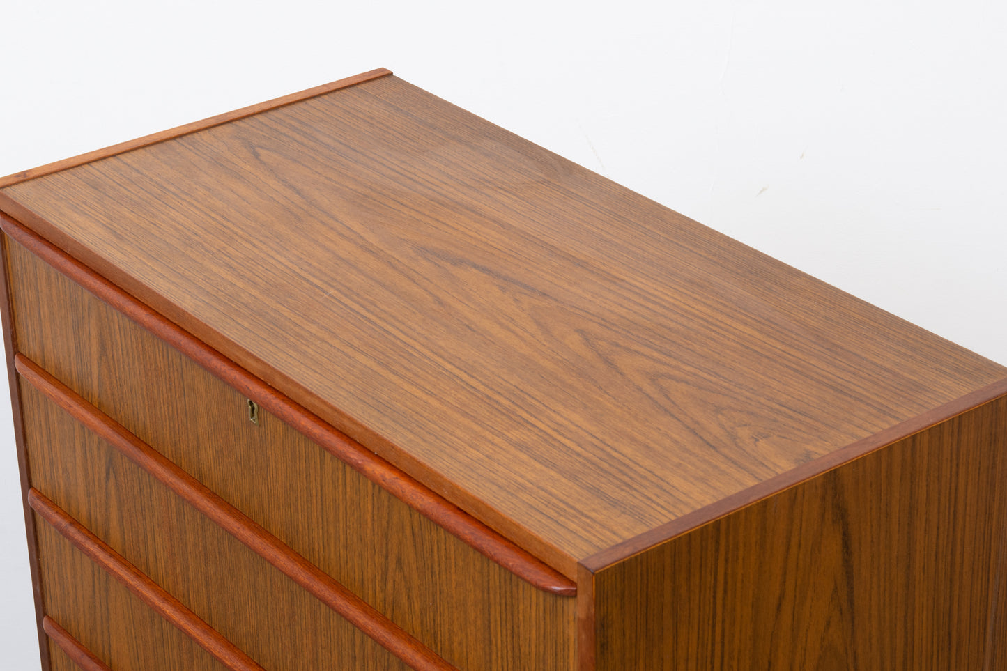 1960s rosewood + teak chest of drawers