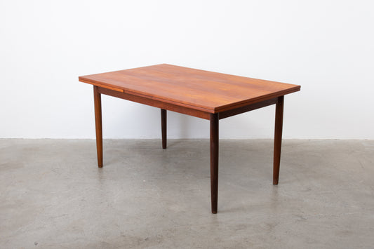 1960s extending dining table in teak