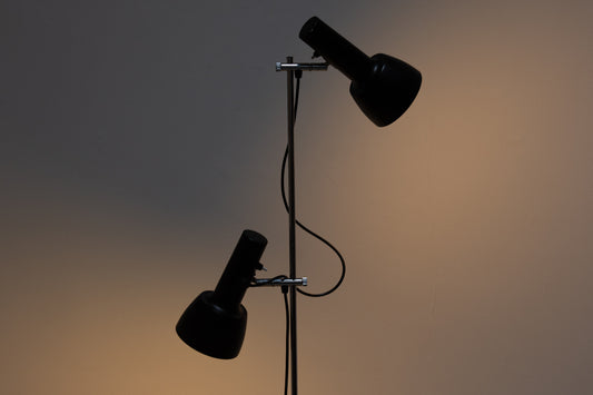 1960s twin-headed floor lamp