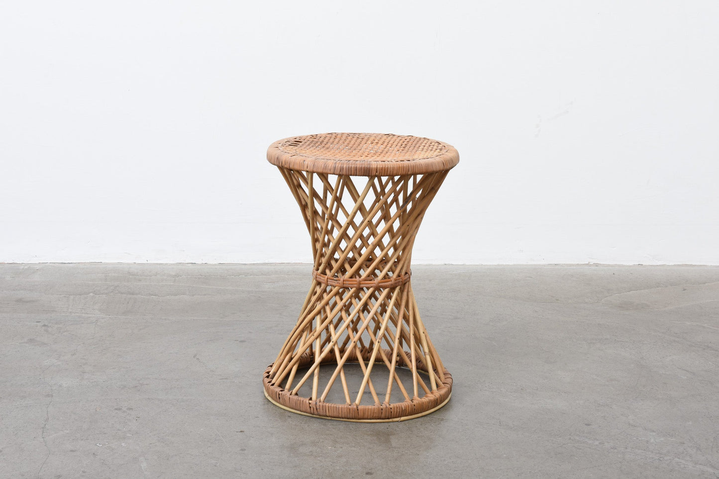 1960s rattan stool