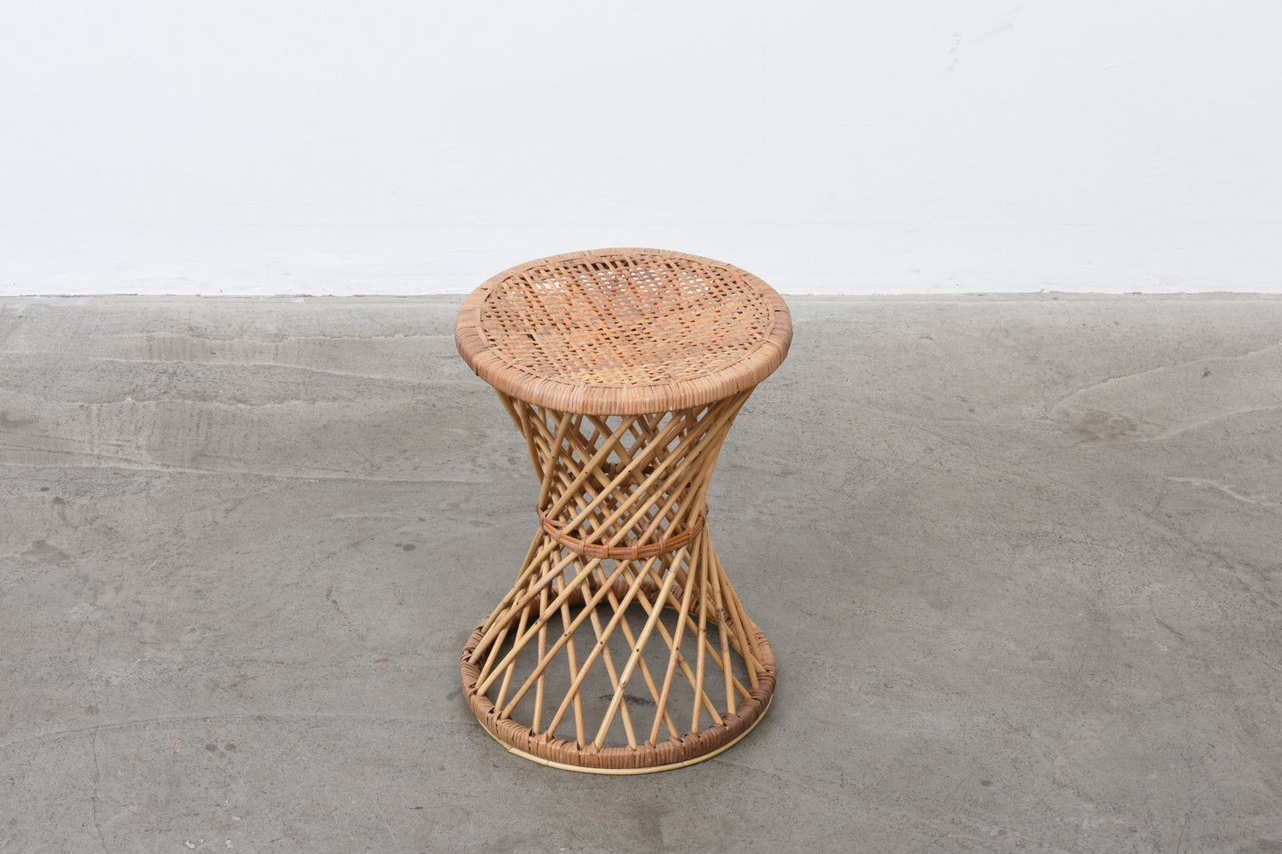 1960s rattan stool