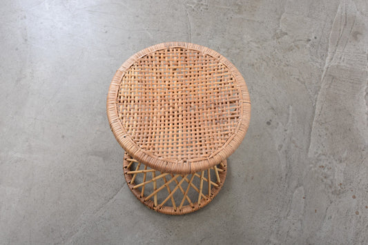 1960s rattan stool