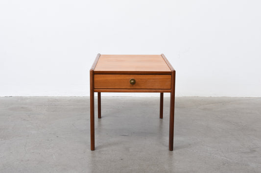 1960s teak side table with drawer