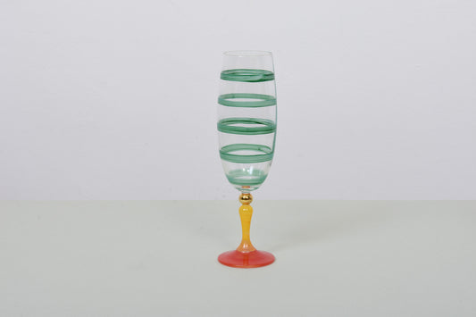 Two available: 'Clown' champagne glasses by Anne Nilsson