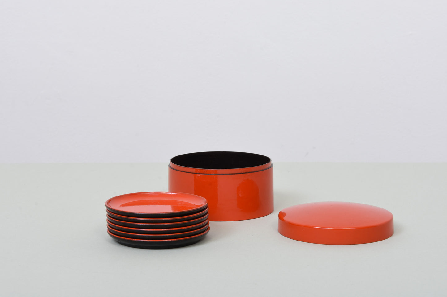 1970s set of melamine coasters by Laurids Lønborg