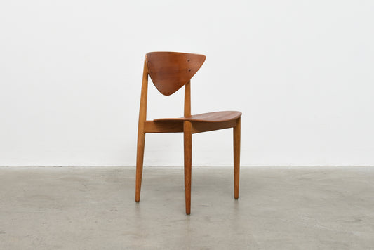 Teak + oak chair by Peter Hvidt & Orla Mølgaard-Nielsen