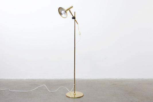 1970s brass floor lamp by Nya Öia