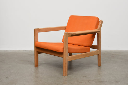 Model 227 lounger + foot stool by Børge Mogensen