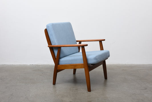 1950s Danish lounger in beech