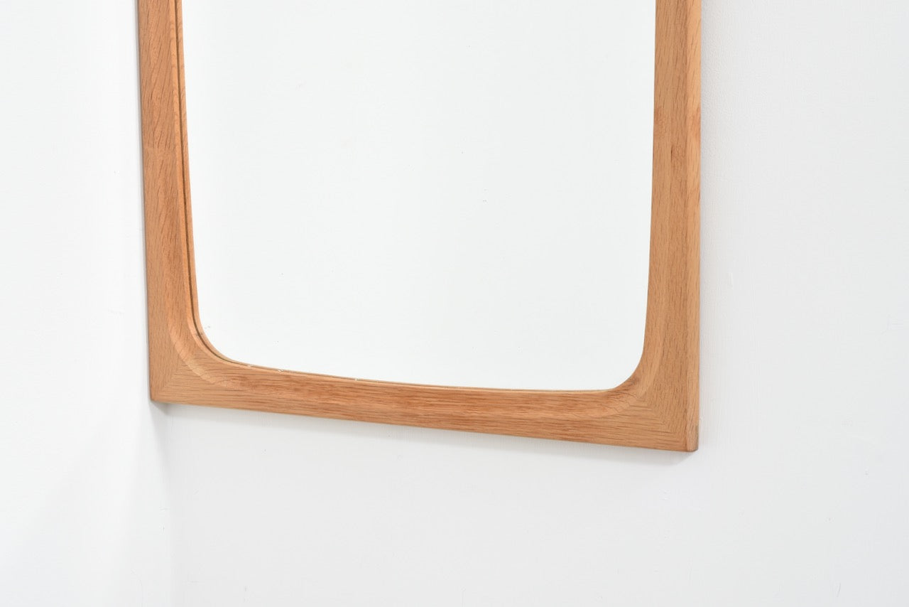 1960s Danish oak mirror