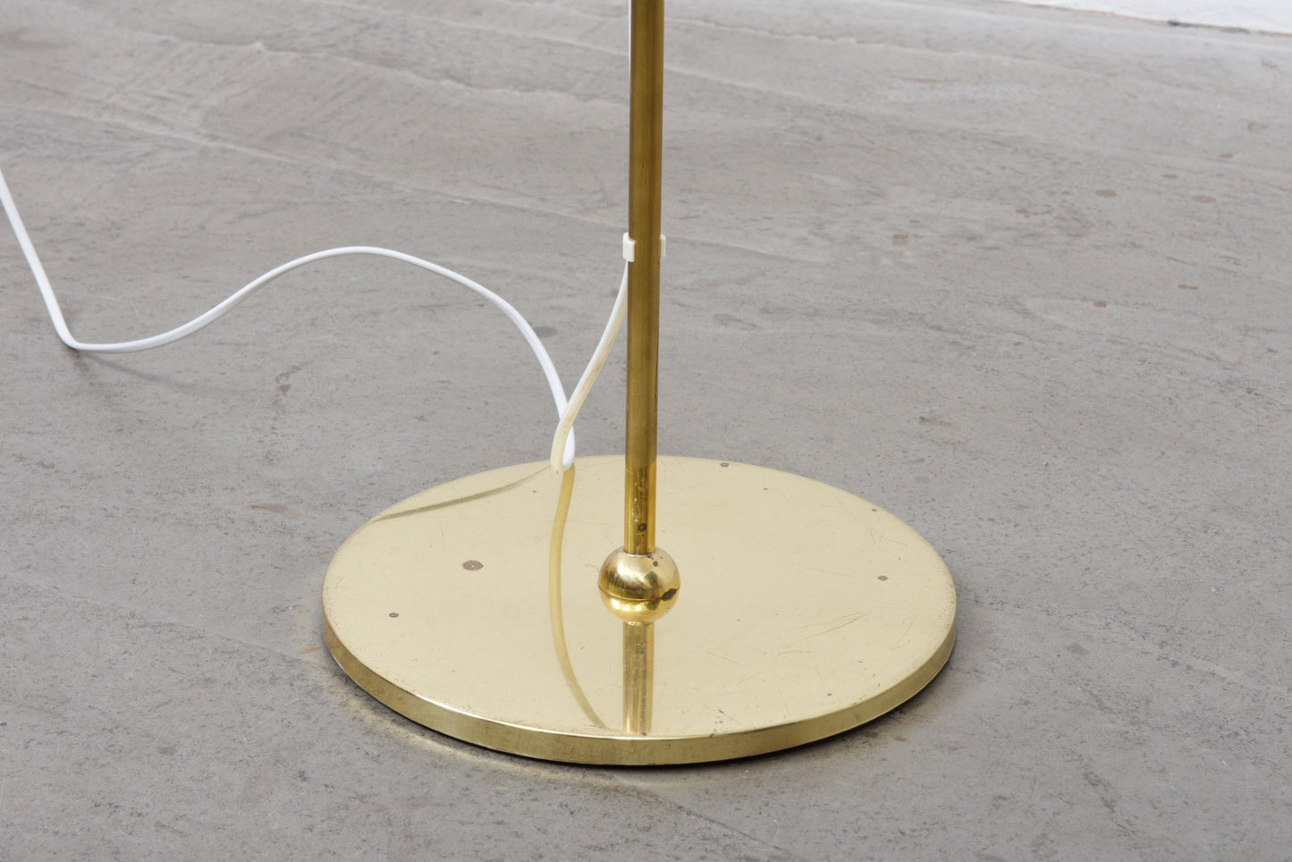 1970s brass floor lamp by Nya Öia