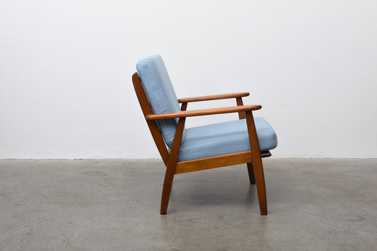 1950s Danish lounger in beech