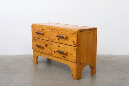 1970s pine chest by Fröseke Möbler