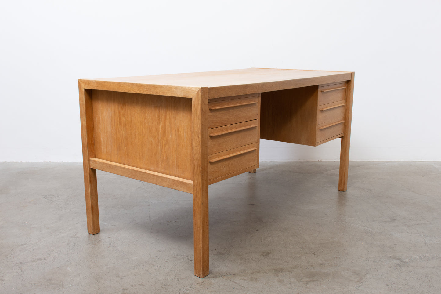 1960s oak desk by Illums Bolighus