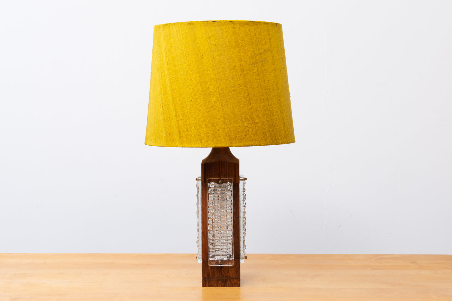 1960s rosewood table lamp