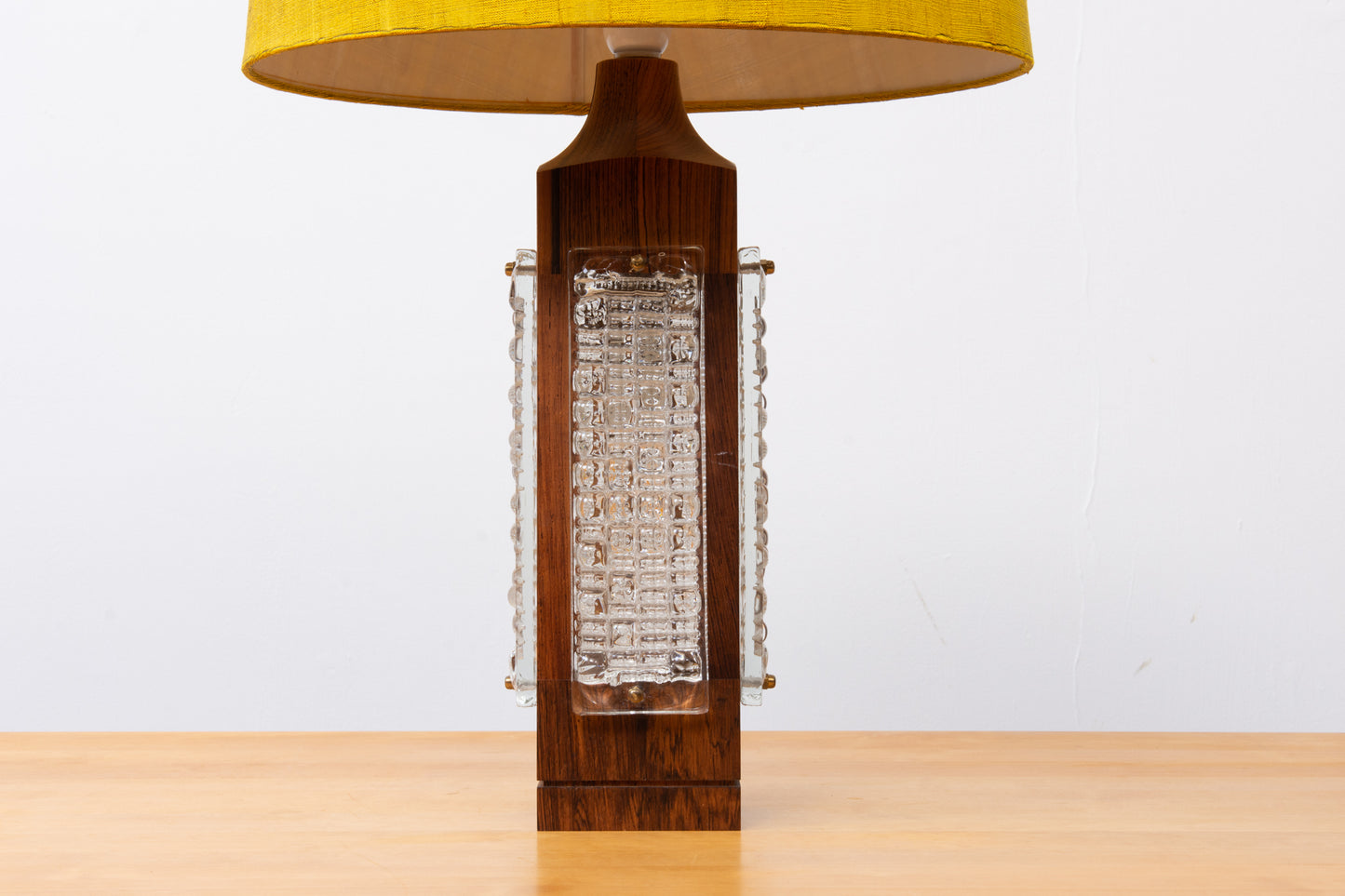 1960s rosewood table lamp