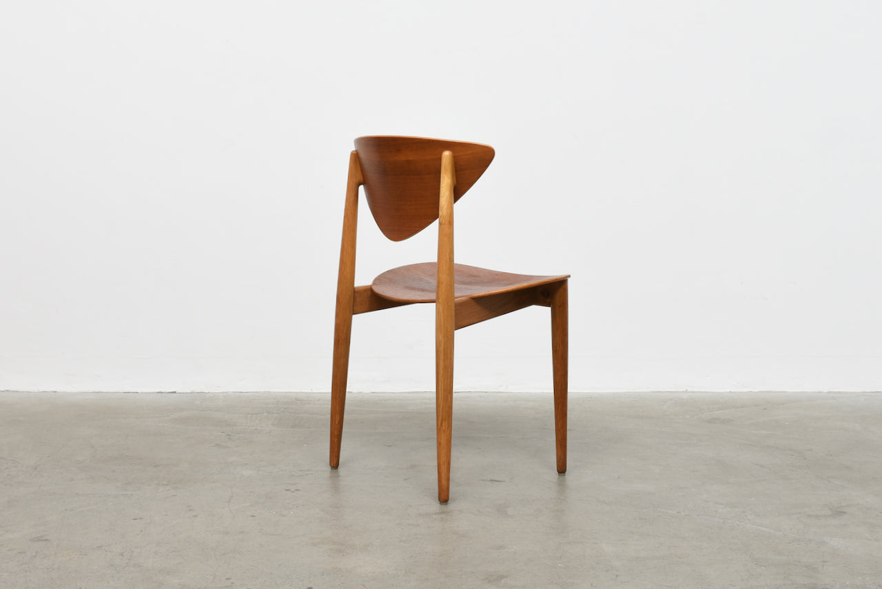 Teak + oak chair by Peter Hvidt & Orla Mølgaard-Nielsen