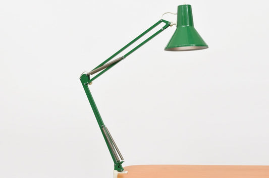 Vintage kelly green anglepoise lamp