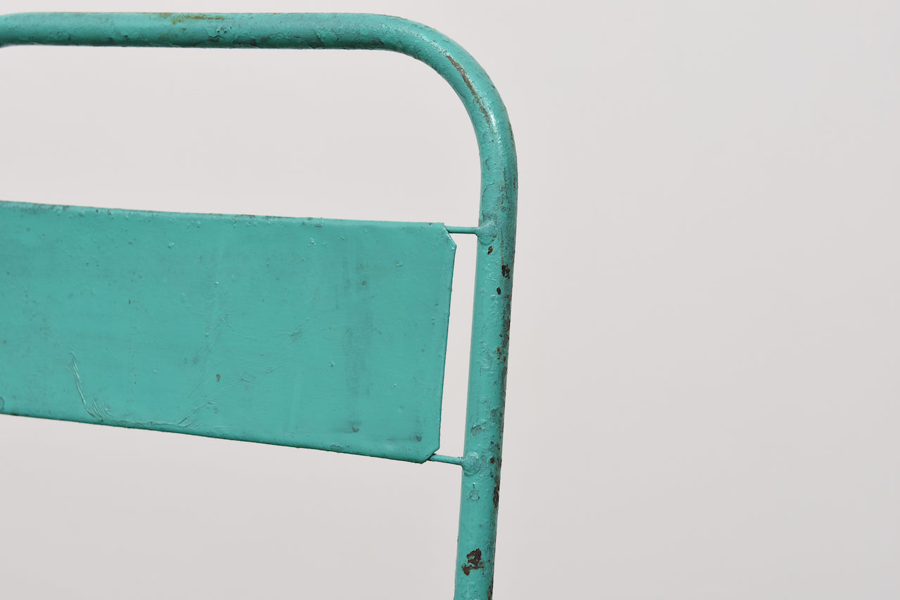 1950s industrial metal chair