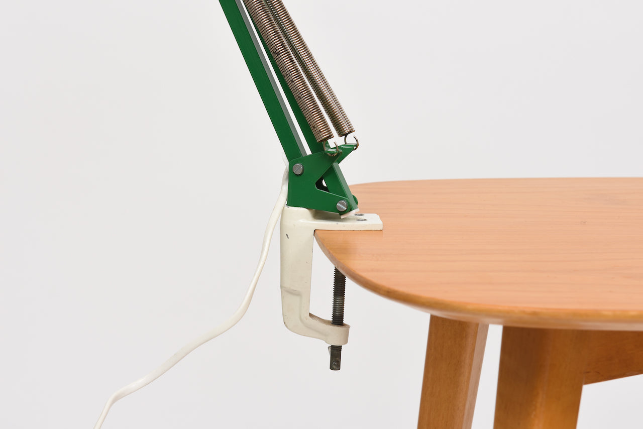Vintage kelly green anglepoise lamp
