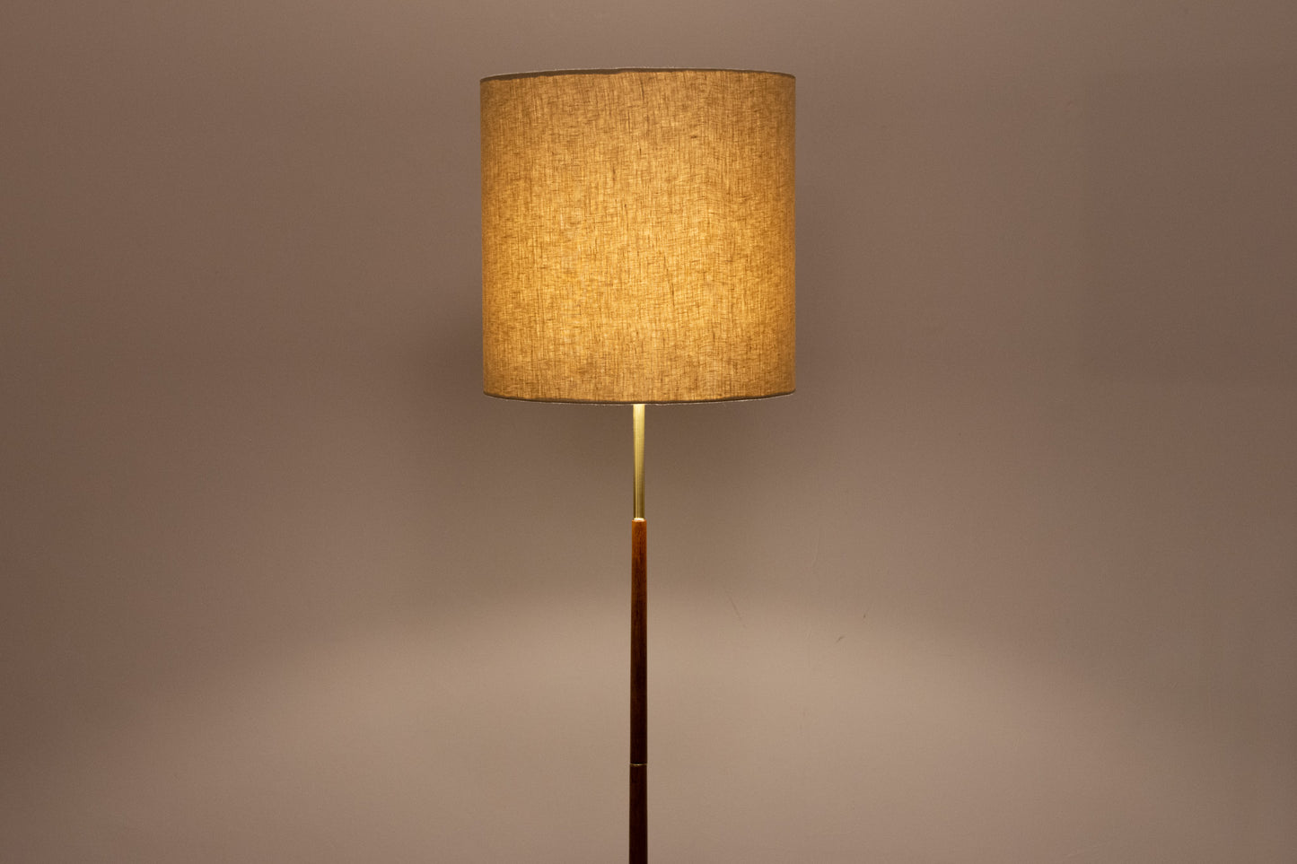 1960s rosewood floor lamp by MAE