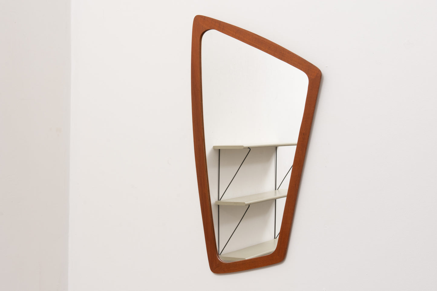 1960s teak mirror no. 1